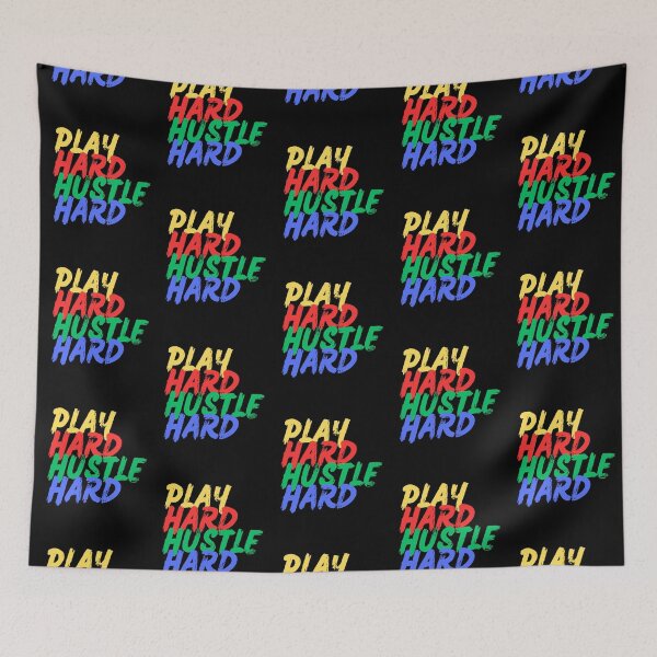 Item preview, Play Hard, Hustle Hard (Mood Colors) - Pocket ver. designed and sold by MoodThreads.