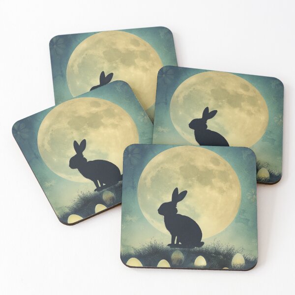 Artikelvorschau, Osterhasen-Silhouette entworfen und verkauft von cute-animals99.