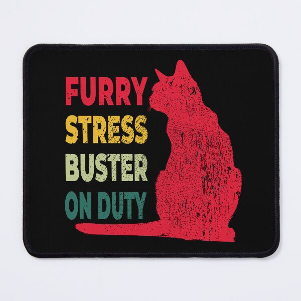 Item preview, Furry Stress Buster On Duty designed and sold by KaiLabsArt.