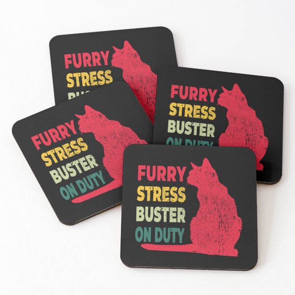 Item preview, Furry Stress Buster On Duty designed and sold by KaiLabsArt.