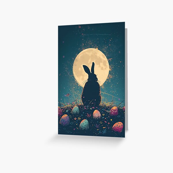 Aperçu de l'œuvre Lapin de Pâques magique créée et vendue par cute-animals99.