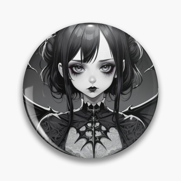 Item preview, Goth Girl Cute Illustration 23 designed and sold by Lady Goth.