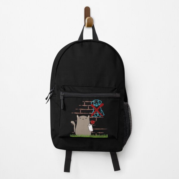 Item preview, Kawaii Cat Spray Paints X On Dog Graffiti Art designed and sold by LivingRoomZoo.