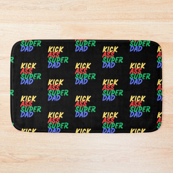 Item preview, Kick Ass Super Dad (Mood Colors) - Pocket ver. designed and sold by MoodThreads.