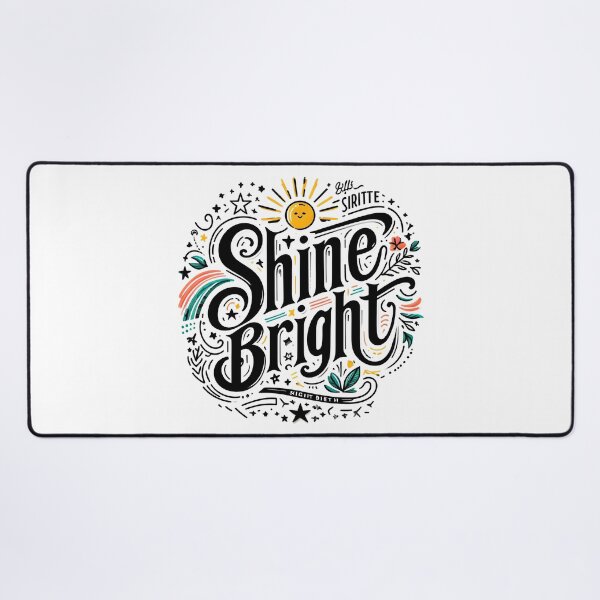 Item preview, Shine bright, typography designed and sold by maxmaj.