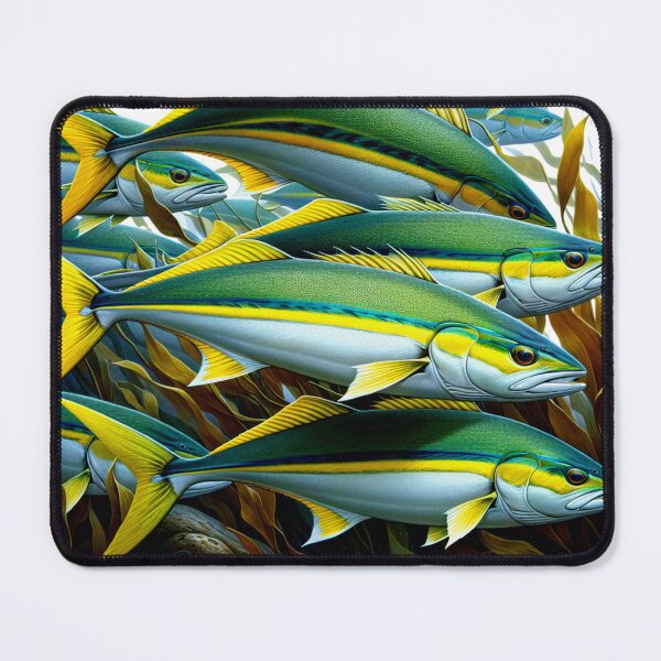 Item preview, Yellowtail School In Kelp designed and sold by HippieFarms11.