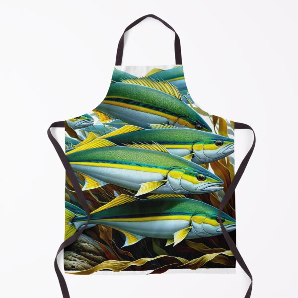 Item preview, Yellowtail School In Kelp designed and sold by HippieFarms11.
