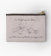 TO THE STARS WHO LISTEN Zipper Pouch