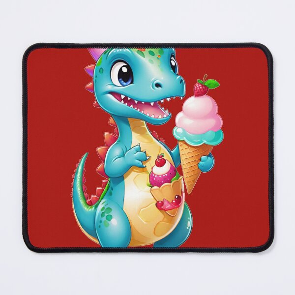 Item preview, Baby Dino holding Ice cream designed and sold by Chantel Fourie.
