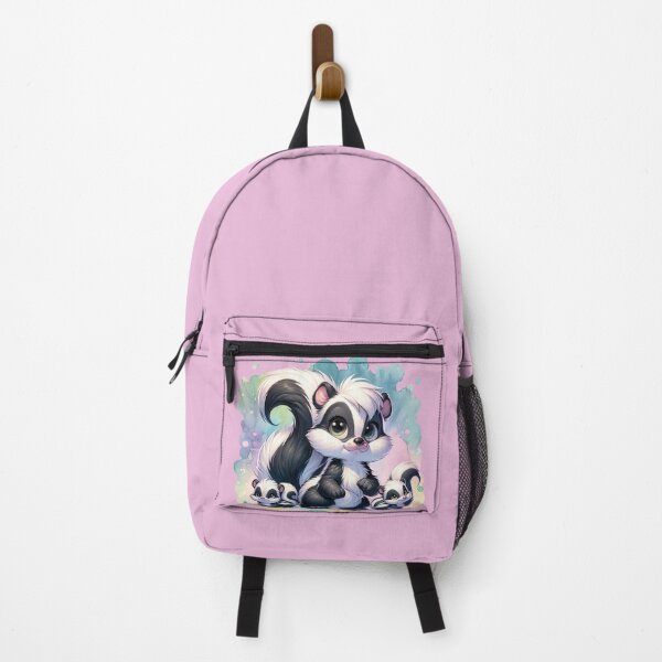 Item preview, Skunk Family Splash designed and sold by critterpatchusa.
