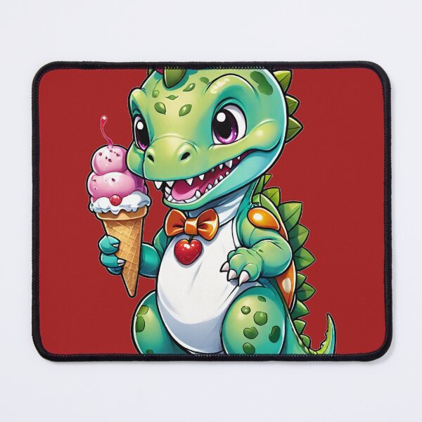 Item preview, Baby Dino holding Ice cream designed and sold by Chantel Fourie.