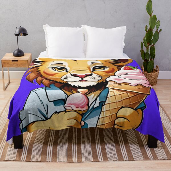 Item preview, Baby Lion holding Ice cream designed and sold by Chantel Fourie.