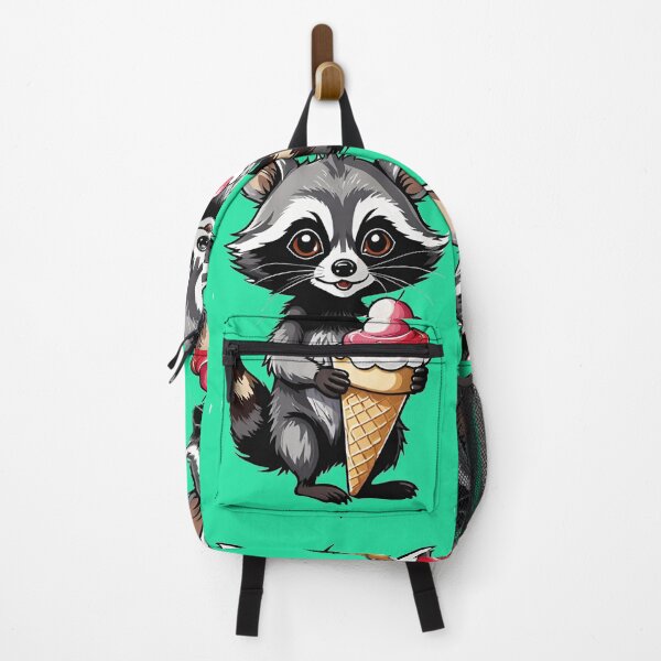Item preview, Racoon holding Ice cream designed and sold by Chantel Fourie.