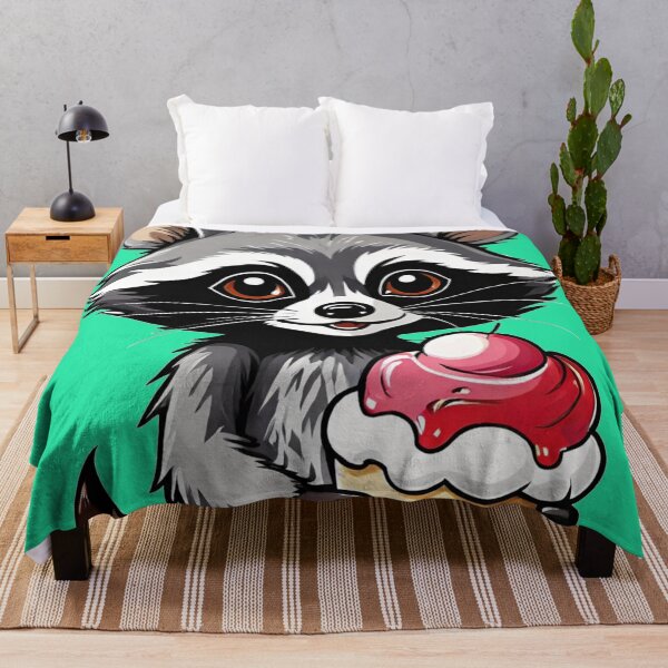 Item preview, Racoon holding Ice cream designed and sold by Chantel Fourie.
