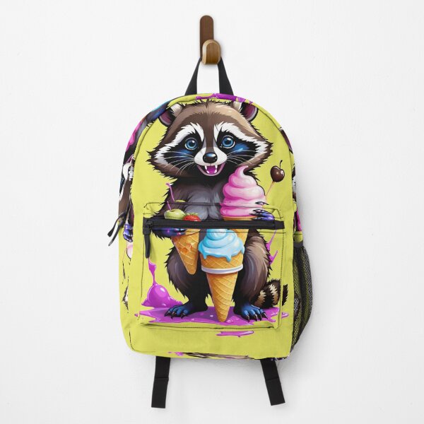 Item preview, Racoon holding Ice cream designed and sold by Chantel Fourie.