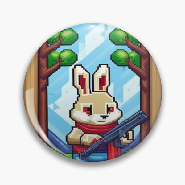 Item preview, Easter Bunny Video Game Warrior - Easter 2024 designed and sold by SuperVenus.