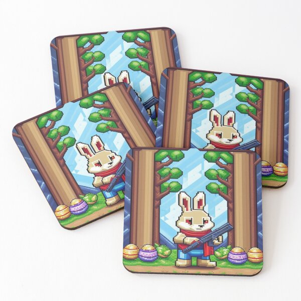 Item preview, Easter Bunny Video Game Warrior - Easter 2024 designed and sold by SuperVenus.