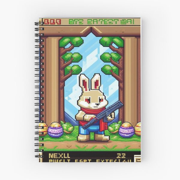 Item preview, Guerrero del videojuego Conejito de Pascua - Pascua 2024 designed and sold by SuperVenus.