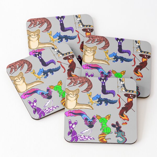Item preview, Rain world slugcats| designed and sold by RandomLynxInBeanie.