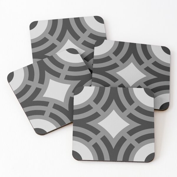 Item preview, Geometric Pattern: Chapateo: Charcoal Dark designed and sold by Red Wolf.
