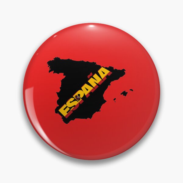 Item preview, Spain Flag Map designed and sold by AnimalsDH305.