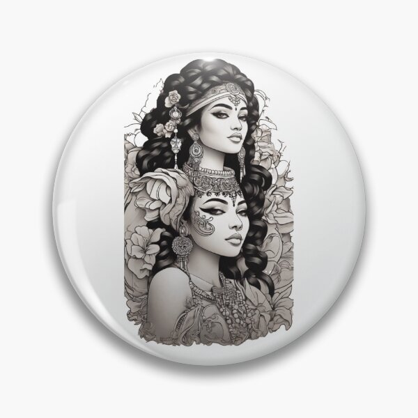 Item preview, Cultural Festive Threads: Celebrate Diversity with Black & White Art Designs! designed and sold by Pixel Palette.