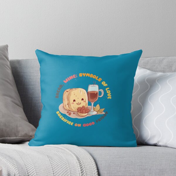 Item preview, Bread wine symbols of love sacrifice on Good Friday designed and sold by MilkyBerryShop.