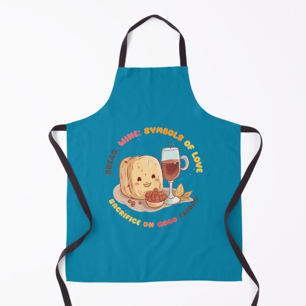 Item preview, Bread wine symbols of love sacrifice on Good Friday designed and sold by MilkyBerryShop.