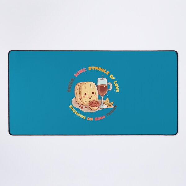 Item preview, Bread wine symbols of love sacrifice on Good Friday designed and sold by MilkyBerryShop.