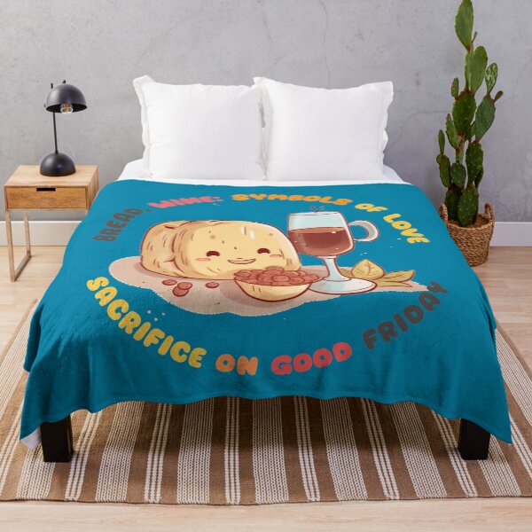 Item preview, Bread wine symbols of love sacrifice on Good Friday designed and sold by MilkyBerryShop.