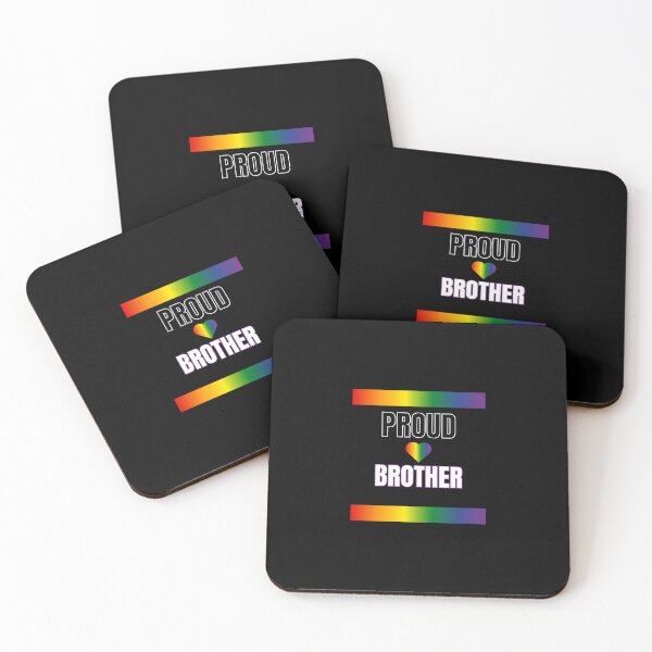 Artikelvorschau, LGBTQ T-Shirt, Stolzer Bruder T-Shirt LGBTQ Slogan T-Shirt, Gay Festival, Pride Festival, entworfen und verkauft von PrideBeProud.