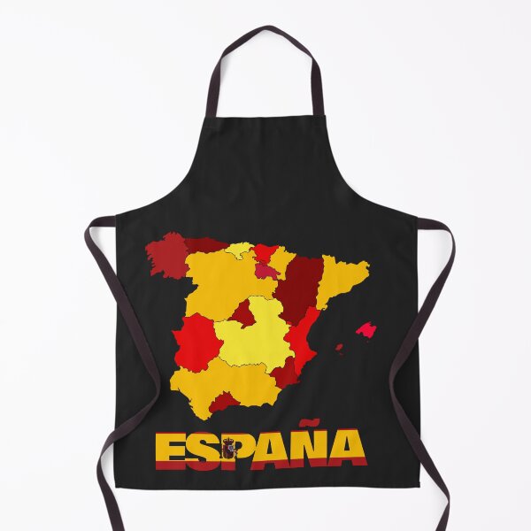 Item preview, Spain Flag Map designed and sold by AnimalsDH305.