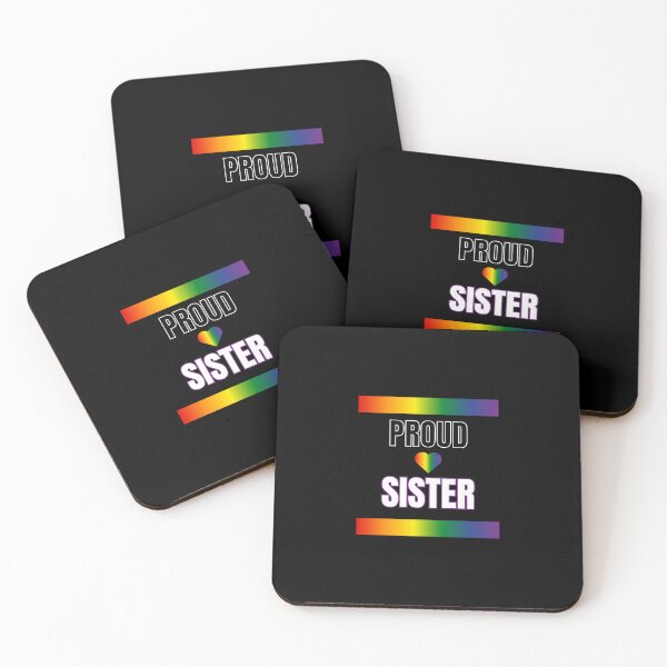 Artikelvorschau, LGBTQ T-Shirt, Stolze Schwester T-Shirt LGBTQ Slogan T-Shirt, Gay Festival, Pride Festival, entworfen und verkauft von PrideBeProud.