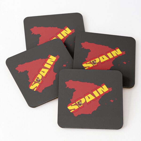 Item preview, Spain Flag Map designed and sold by AnimalsDH305.