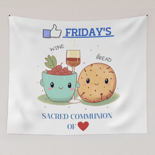 Item preview, Good Friday Good Bread Good wine sacred communion of love designed and sold by MilkyBerryShop.