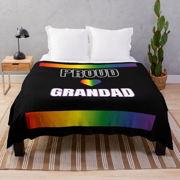 Artikelvorschau, LGBTQ T-Shirt, Proud Grandad T-Shirt LGBTQ Slogan T-Shirt, Gay Festival, Pride Festival, entworfen und verkauft von PrideBeProud.