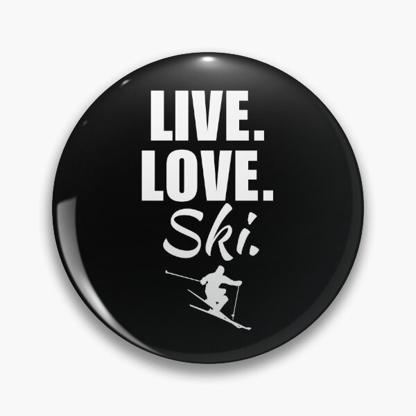 Item preview, Live, love, ski. Skiing hobby enthusiast and fan who loves skiing designed and sold by NBSStore.