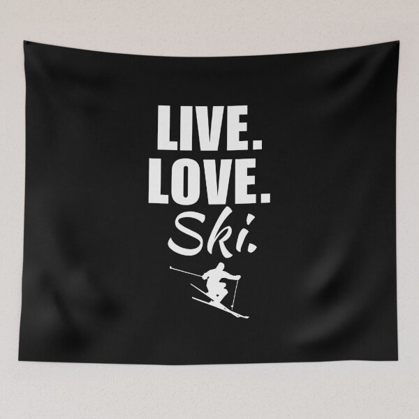 Item preview, Live, love, ski. Skiing hobby enthusiast and fan who loves skiing designed and sold by NBSStore.