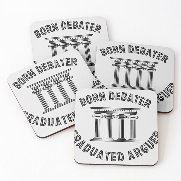 Item preview, Born Debater: Law School to Arguer | Funny Lawyer Quote Design designed and sold by kcaandwu.