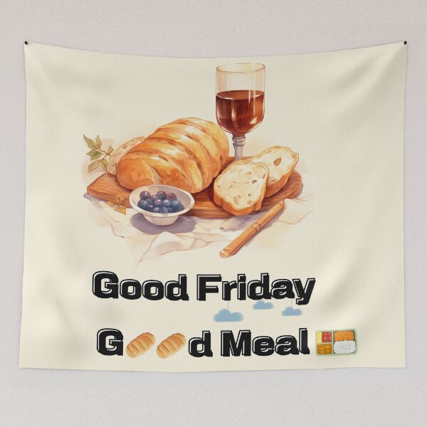 Item preview, Good Friday Good meal designed and sold by MilkyBerryShop.