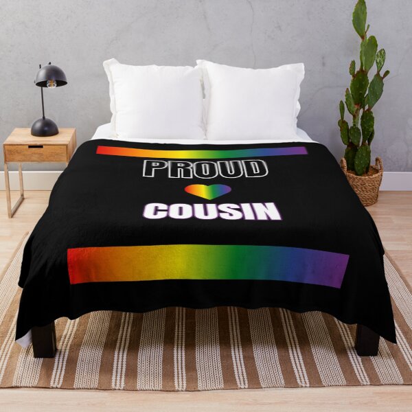Item preview, LGBTQ T-shirt, Proud Cousin T-Shirt LGBTQ Slogan T-shirt, Gay Festival, Pride Festival, designed and sold by PrideBeProud.