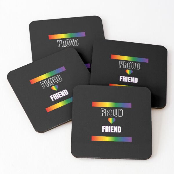 Artikelvorschau, LGBTQ T-Shirt, Stolzer Freund T-Shirt LGBTQ Slogan T-Shirt, Gay Festival, Pride Festival, entworfen und verkauft von PrideBeProud.