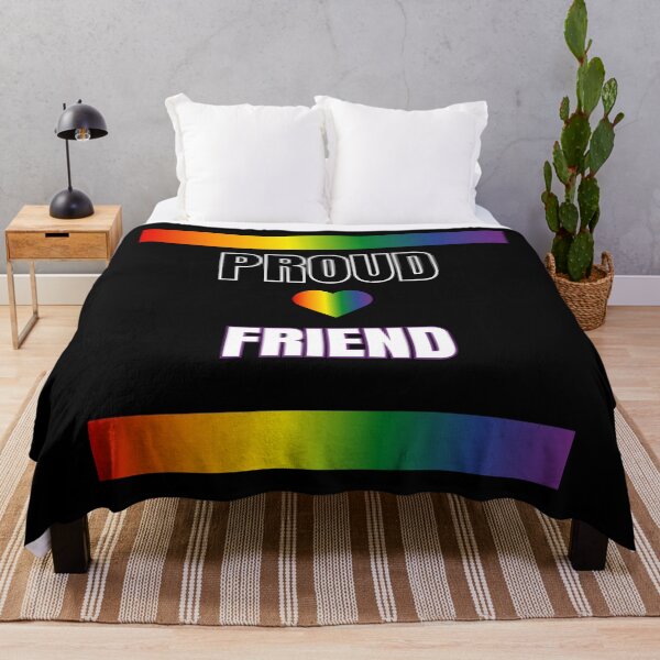 Item preview, LGBTQ T-shirt, Proud Friend T-Shirt LGBTQ Slogan T-shirt, Gay Festival, Pride Festival, designed and sold by PrideBeProud.