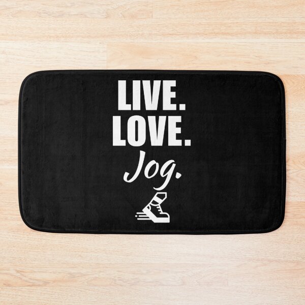 Item preview, Live, love, jog. Jogging hobby or sport saying for lovers of this exercise designed and sold by NBSStore.