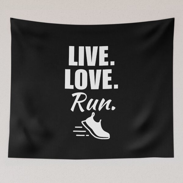 Item preview, Live, love, run. Running hobby or lifestyle enthusiast saying designed and sold by NBSStore.