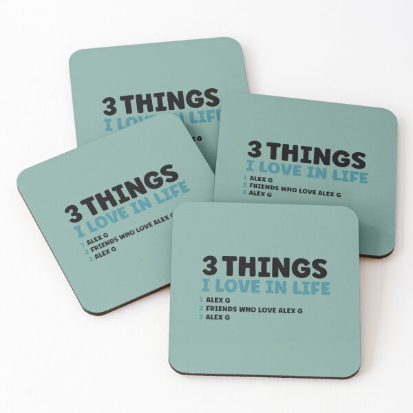 Item preview, 3 Things I Love in Life - Alex G designed and sold by nirvaango29.