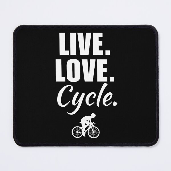 Item preview, Live, love, cycle. Bicycle cycling passion lovers, enthusiast or instructor designed and sold by NBSStore.
