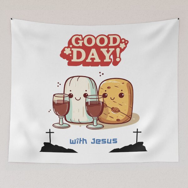 Item preview, Good Friday Good day with Jesus  designed and sold by MilkyBerryShop.