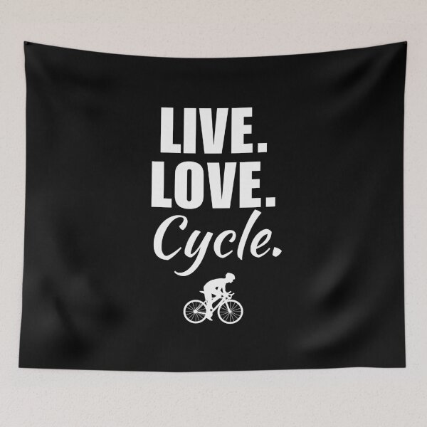 Item preview, Live, love, cycle. Bicycle cycling passion lovers, enthusiast or instructor designed and sold by NBSStore.