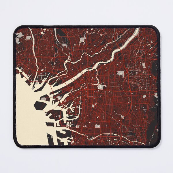 Item preview, Osaka City Map of Kansai, Japan - Vector designed and sold by deMAP.